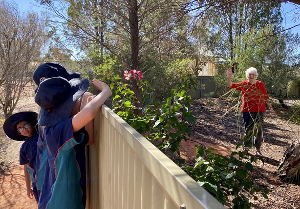 Neighbourly chats with Sr Pat.jpg